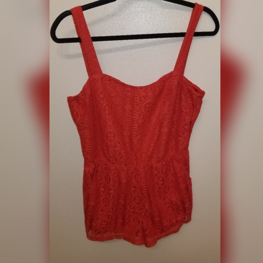 Inspired Hearts Lace Romper